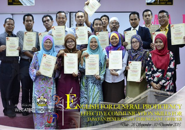 Effective Communication Skills For Jabatan Penerangan Terengganu (28 September 2014 - 11 December 2014)